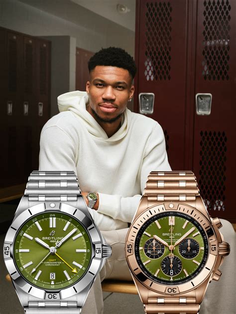 breitling antetokounmpo|giannis antetokounmpo chronomat.